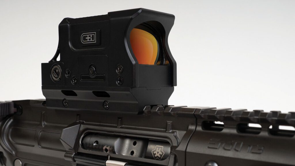 The ERD-1 is a motion-activated red dot that utilizes a shake-to-wake program.