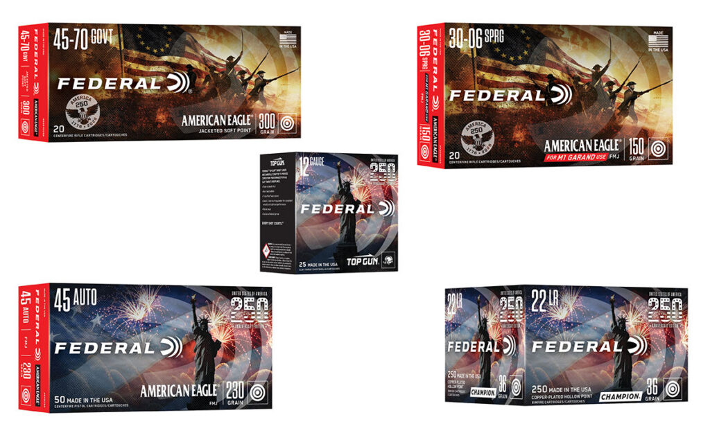 There is no better way to celebrate Federal and the nation’s shared history than with a lineup of ammunition built specifically for the 250th anniversary.